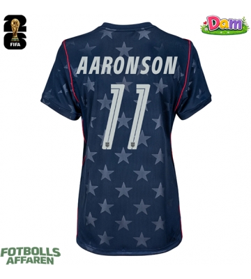 Förenta stater Brenden Aaronson #11 Bortatröja Kvinnor VM 2026 Kortärmad